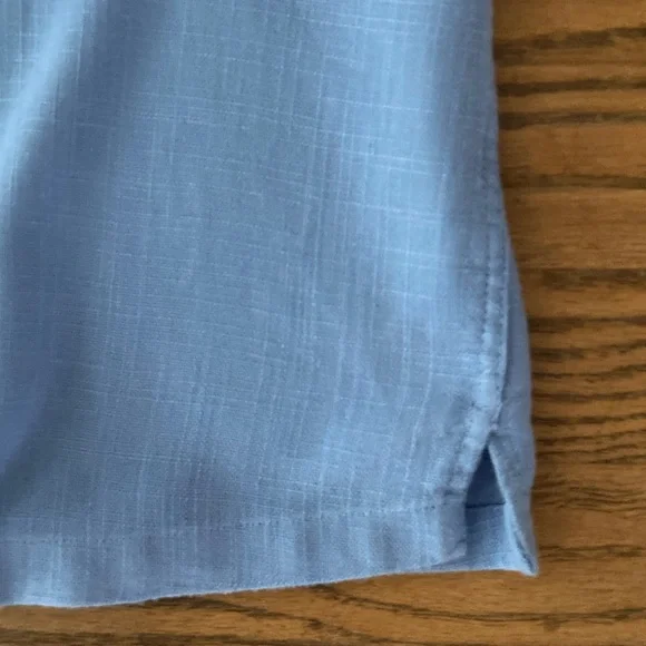 Zara Light Blue Casual Button Down Shirt - Picture 4 of 5